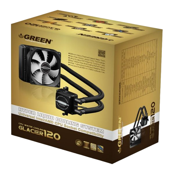 خنک کننده مایع پردازنده گرین مدل Green Glacier GLC120A