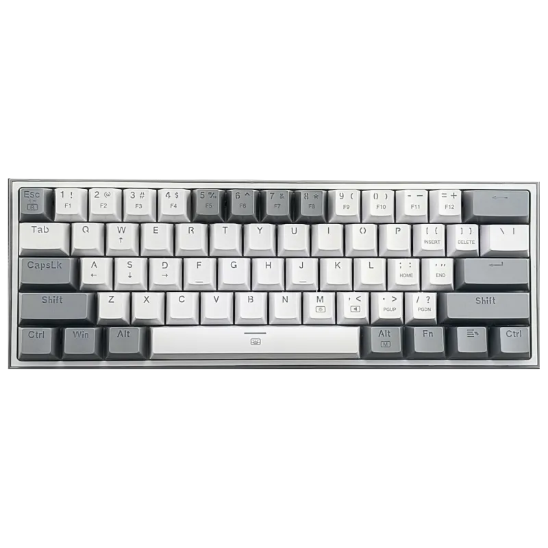 کیبورد گیمینگ ردراگون مدل Redragon FIZZ K617 RGB White-Grey