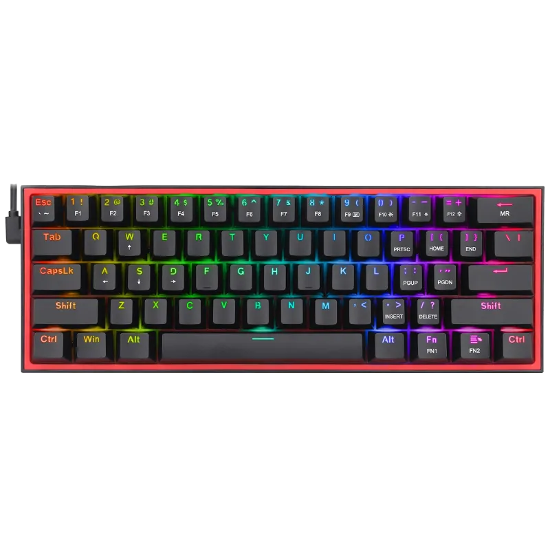کیبورد گیمینگ ردراگون مدل Redragon FIZZ K617 RGB Black