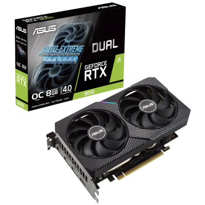 ASUS Dual GeForce RTX 3050 OC Edition 8GB