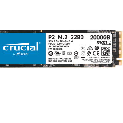 Crucial P2 NVMe PCIe M.2 2280 2TB Internal SSD