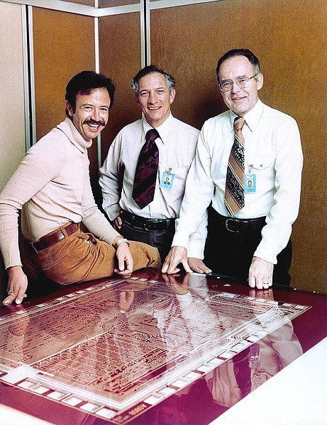 Andy Grove, Robert Noyce and Gordon Moore