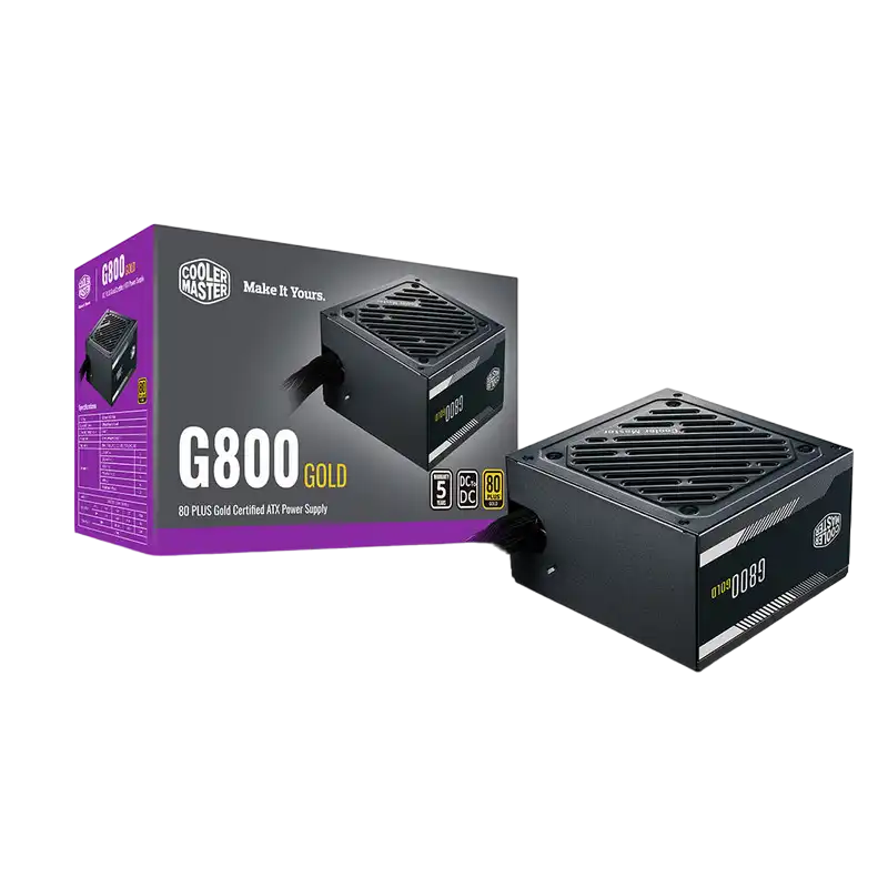 Cooler Master G800 GOLD 800W ATX Power Supply