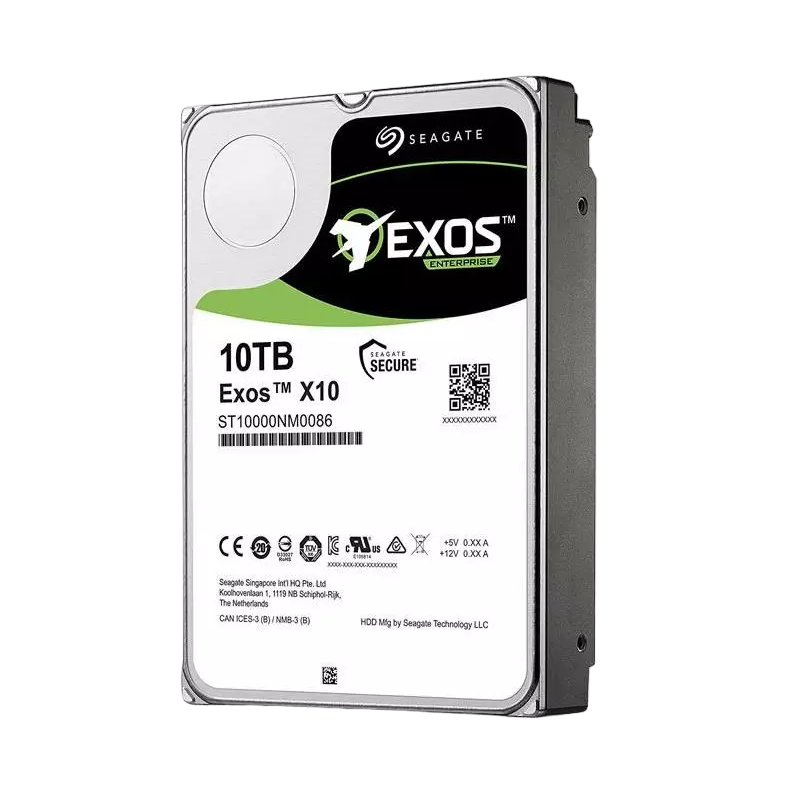 Seagate Exos ST10000NM0086 Internal Hard Drive - 10T