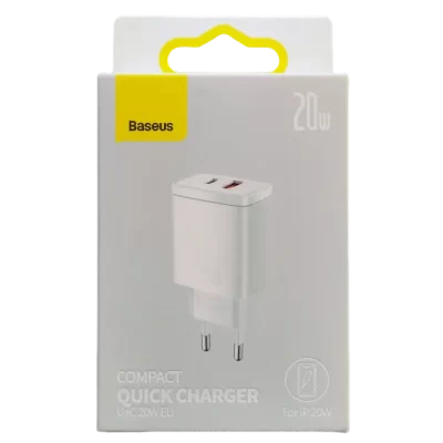 Baseus Compact CCXJ-B02 White Quick Charger 20W