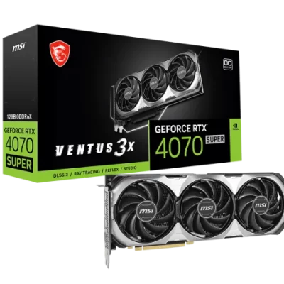 کارت گرافیک ام اس آی مدل GeForce RTX 4070 Super 12G Ventus 3X OC