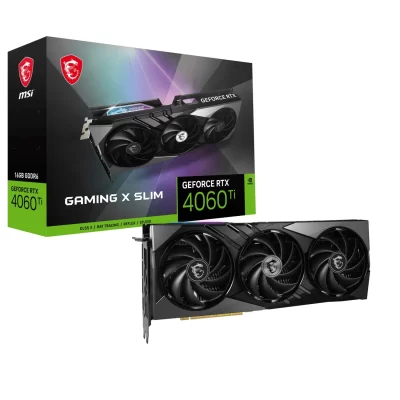 کارت گرافیک MSI RTX 4060 Ti GAMING X SLIM 16G Black