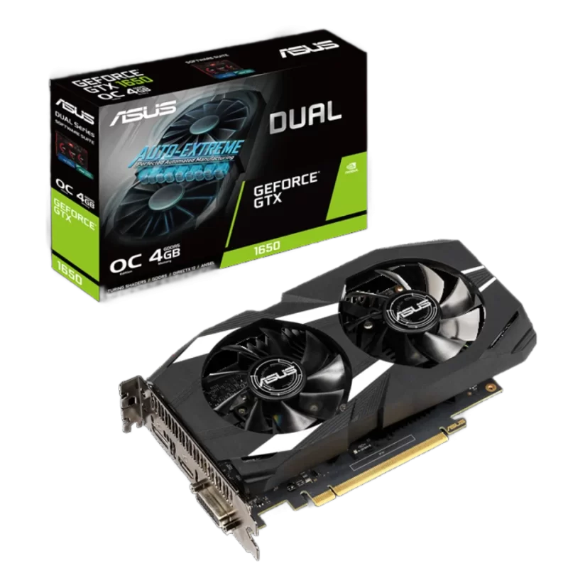 کارت گرافیک ASUS DUAL GTX 1650 O4G