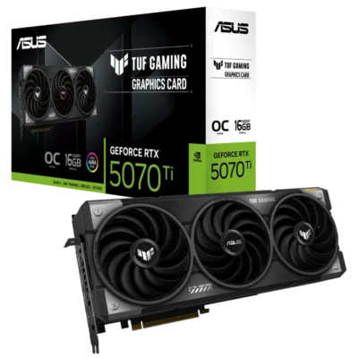 کارت گرافیک ایسوس مدل ASUS TUF GAMING RTX 5070 Ti OC 16GB