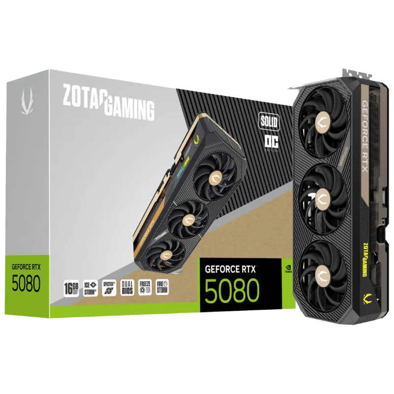 کارت گرافیک زوتک مدل ZOTAC RTX 5080 SOLID 16GB