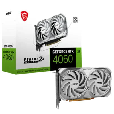 کارت گرافیک ام اس آی مدل MSI RTX 4060 Ventus 2X OC 8G White