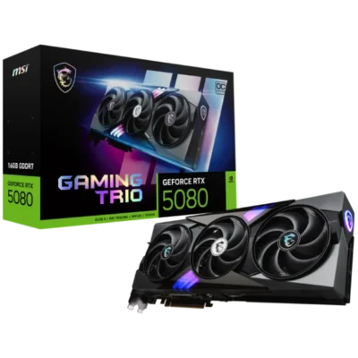 کارت گرافیک ام اس آی مدل MSI RTX 5080 GAMING TRIO OC 16GB