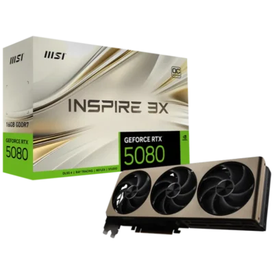 کارت گرافیک ام اس آی مدل MSI RTX 5080 INSPIRE 3X OC 16G