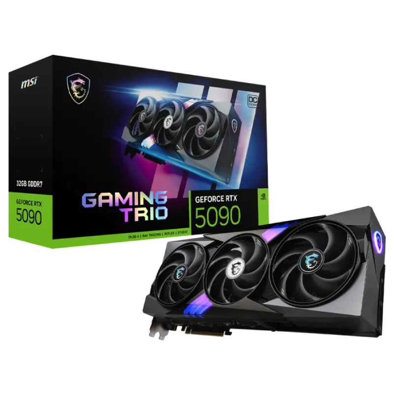 کارت گرافیک ایسوس مدل MSI RTX 5090 GAMING TRIO OC 32GB