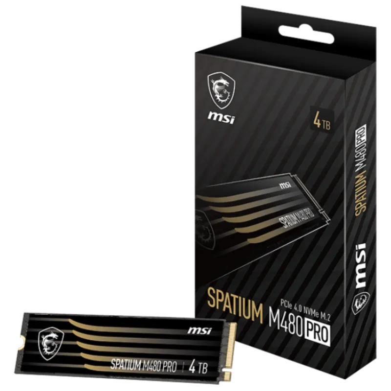 اس اس دی اینترنال ام‌اس‌ای مدل MSI SPATIUM M480 PRO 4TB