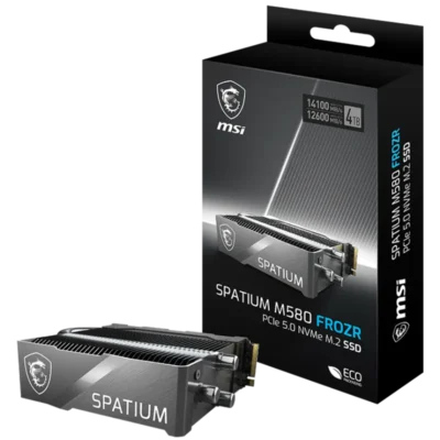 اس اس دی اینترنال ام‌اس‌ای مدل MSI SPATIUM M580 FROZR 4TB