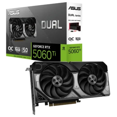 کارت گرافیک ایسوس مدل ASUS Dual RTX 5060 Ti OC 16GB