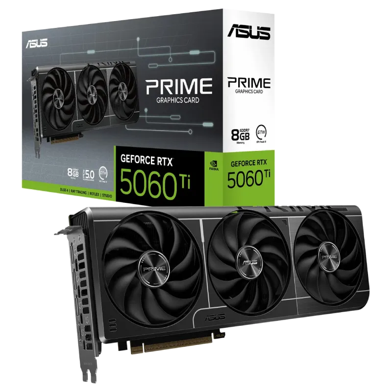 کارت گرافیک ایسوس مدل ASUS PRIME RTX 5060 Ti OC 8GB