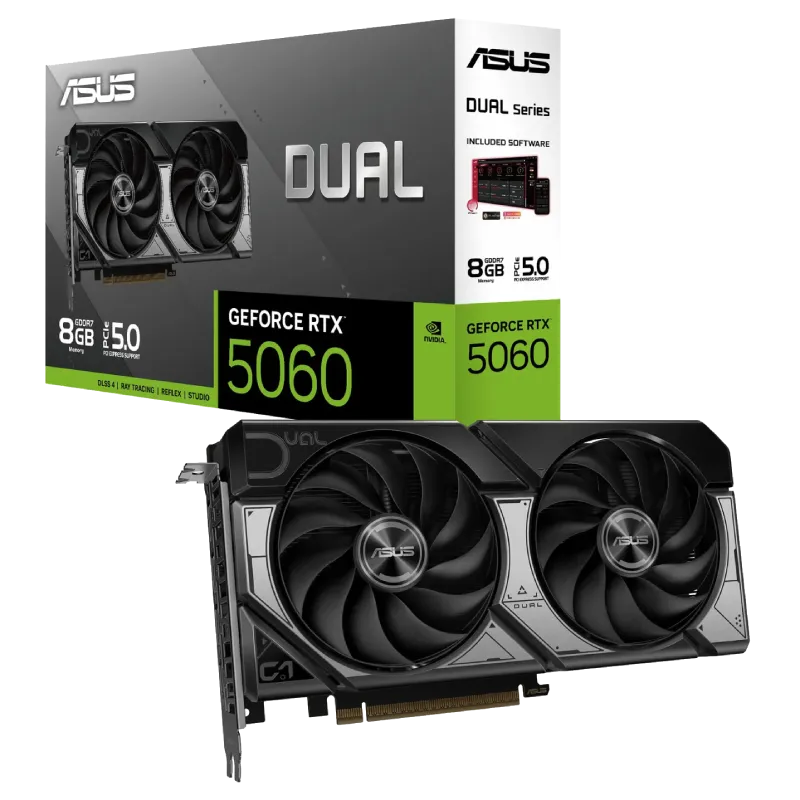 کارت گرافیک ایسوس مدل ASUS Dual RTX 5060 OC 8GB