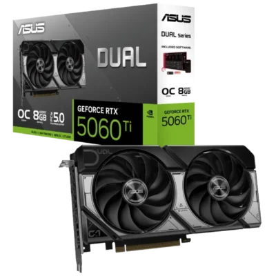 کارت گرافیک ایسوس مدل ASUS Dual RTX 5060 Ti OC 8GB