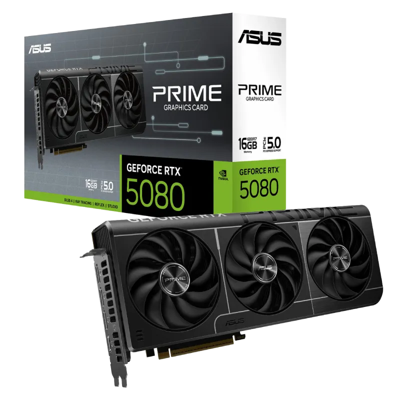کارت گرافیک ایسوس مدل ASUS Prime RTX 5080 OC 16GB