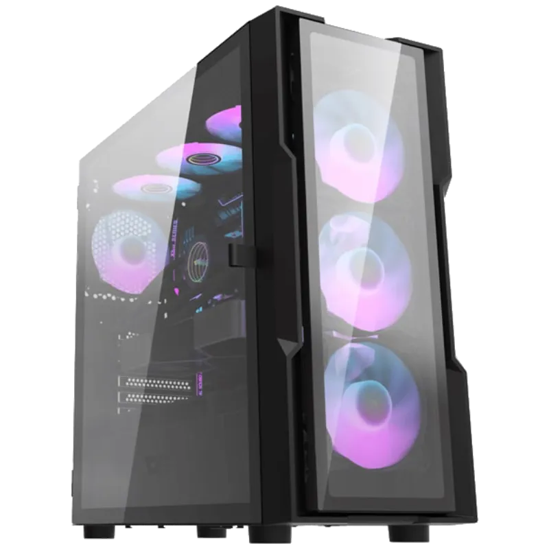 کیس دارک فلش مدل DarkFlash DK431 Black