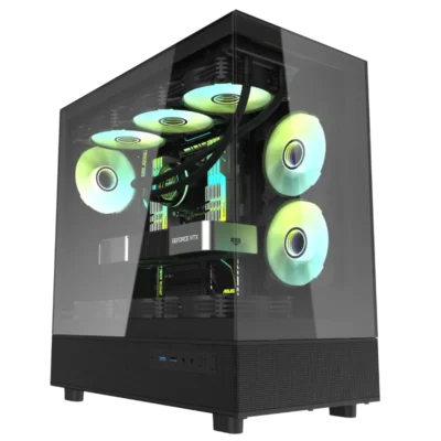 کیس دارک فلش مدل DarkFlash DPX90 Black