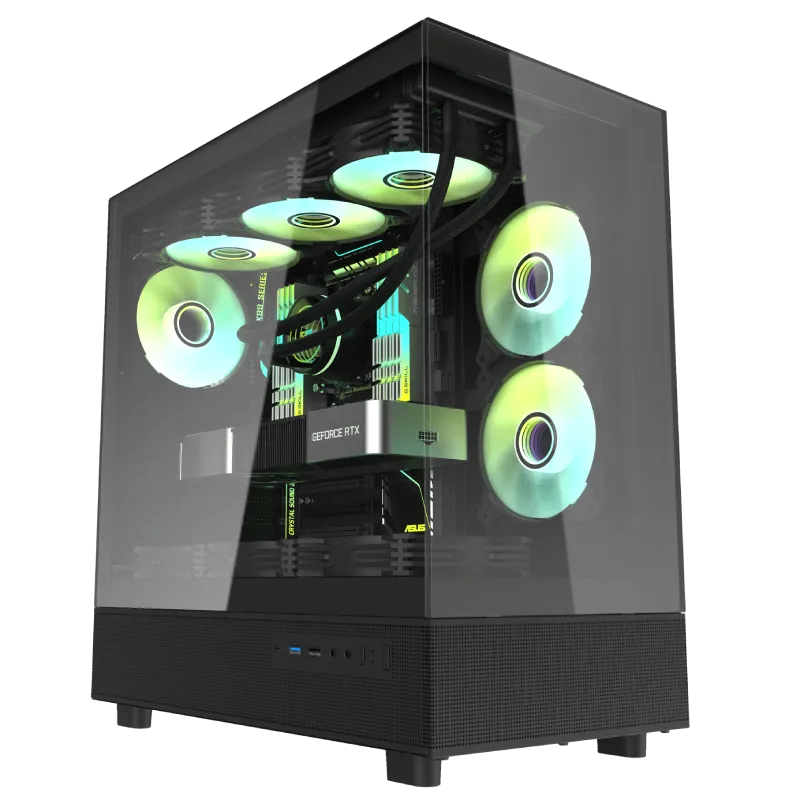 کیس دارک فلش مدل DarkFlash DPX90 Black