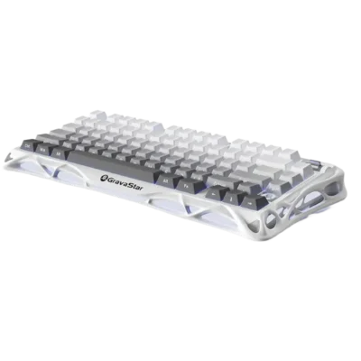 کیبورد بی سیم گیمینگ گراواستار مدل GravaStar Mercury K1 - Gradient White