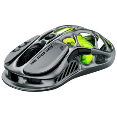 موس گیمینگ گراواستار مدل GravaStar Mercury M1 Pro Gunmetal Gray
