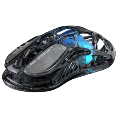 موس گیمینگ گراواستار مدل GravaStar Mercury M2 - Transparent Black