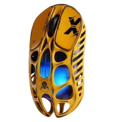 موس گیمینگ گراواستار مدل GravaStar Mercury X Special Edition Battle Worn-Yellow