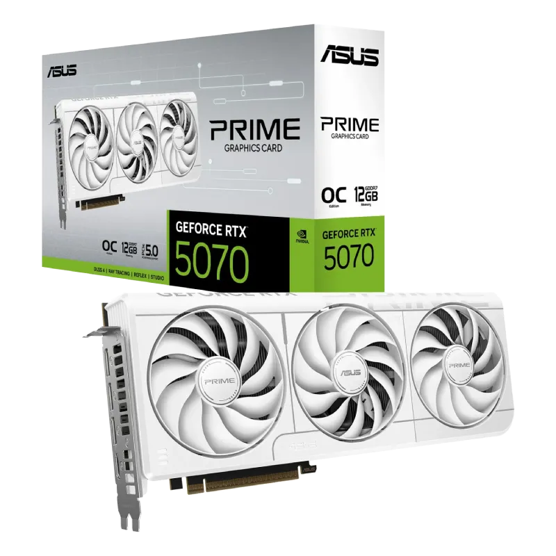 کارت گرافیک ایسوس مدل ASUS PRIME RTX 5070 OC 12GB White