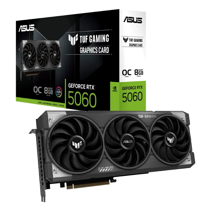 کارت گرافیک ایسوس مدل ASUS TUF GAMING RTX 5060 OC 8GB