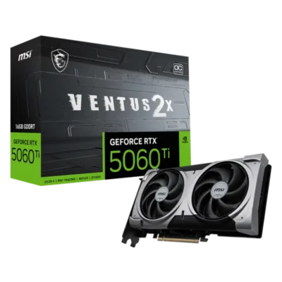 کارت گرافیک ام اس ای مدل MSI RTX 5060 Ti 16G VENTUS 2X OC PLUS