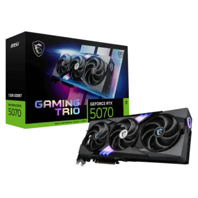 کارت گرافیک ام اس ای مدل MSI RTX 5070 12G Gaming Trio OC