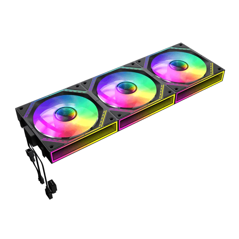 فن کیس گیم مکس مدل Gamemax FN12AS3I Reverse Black 3X | معدن کامپیوتر فن کیس گیم مکس مدل Gamemax FN12A S3I Reverse Black 3X