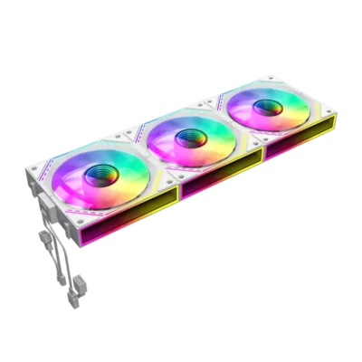 فن کیس گیم مکس مدل Gamemax FN12A-S3I Reverse White 3X