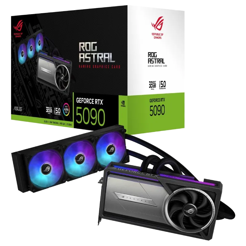 کارت گرافیک ایسوس مدل ASUS ROG ASTRAL LC RTX 5090 32G OC | معدن کامپیوتر کارت گرافیک ایسوس مدل ASUS ROG ASTRAL LC RTX 5090 32G OC