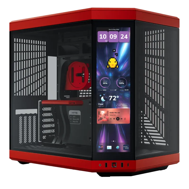 کیس هایت مدل HYTE Y70 Touch Infinite Cherry Black