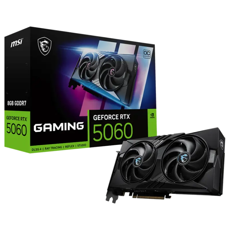کارت گرافیک ام اس آی مدل MSI RTX 5060 8G GAMING OC