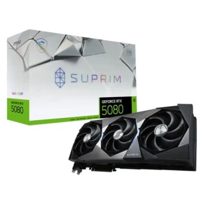 کارت گرافیک ام اس ای مدل MSI RTX 5080 16G SUPRIM SOC
